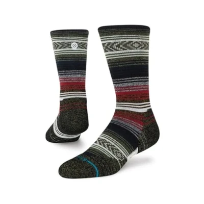 Imagen de Stance Cuello redondo de lana media, negro rojo, MD (US Men&#039;s Shoe 6 8.5, Women&#039;s 8 10.5)