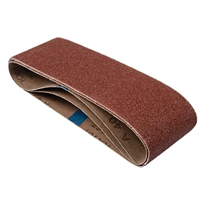 Imagen de Trend Banda de lija óxido aluminio 75 x 533 mm, grano 120, AB/B75A/120A, paquete 3