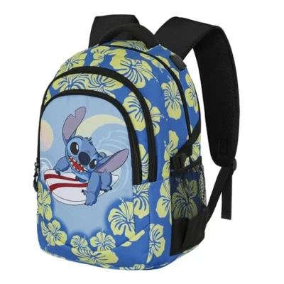 Imagen de Karactermania Disney LILO AND Stitch Lifestyle PLUS Running Mochila escolar para niños, Talla: One Size, Azul