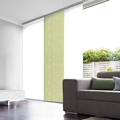 Imagen de MADECOSTORE Estor japonés, algodón, color verde helecho, 45 x 260 cm