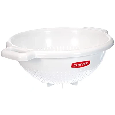 Imagen de Curver 175218 Colador de cocina polipropileno, 26 x 31 12 cm, blanco