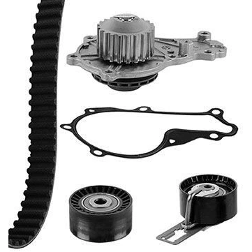 Imagen de GRAF KP859 2 Bomba de Agua + Kit Distribucion 25,4mm para accionamiento con correa trapecial PEUGEOT: 207 Hatchback, 208 I 2008