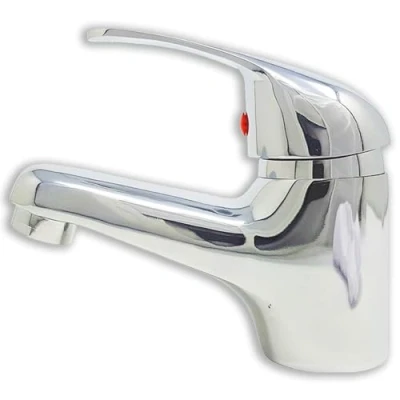 Imagen de Grifo de baño para lavabo, mezclador monomando cromado