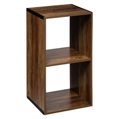 Imagen de 5five mix n modul&quot; indus 2 estantes, efecto madera oscura