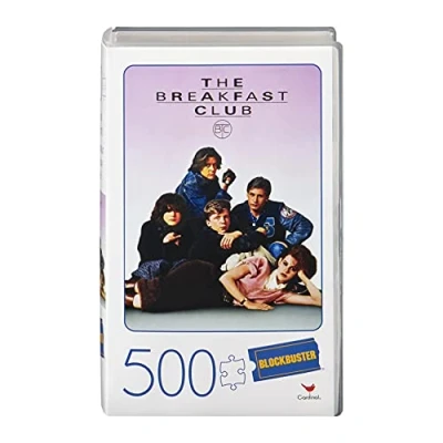 Imagen de Spin Master Games 500 Piece Puzzle in Plastic Retro Blockbuster VHS Video Case, The Breakfast Club Other License, Multicolor, (6058960)
