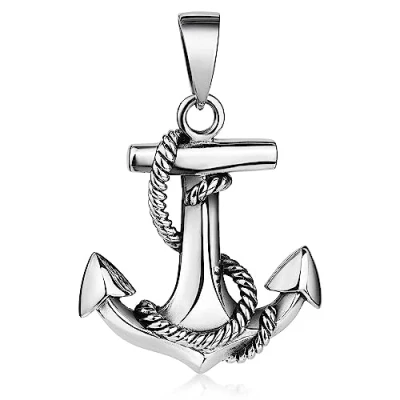 Imagen de MATERIA by Matthias Wagner colgante de ancla Plata 925 para hombre, marítimo KA 8,