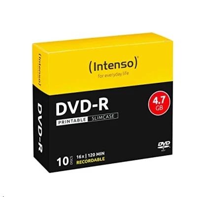 Imagen de Consumible Intenso Dvd r 4.7gb 10pcs Caja Imprim