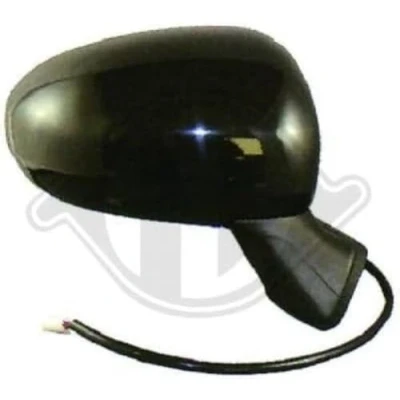 Imagen de espejo retrovisor Diederichs 6636024 derecha convexo, para ajuste elect. espejo, calefactable, completo TOYOTA: Prius III Hatchback