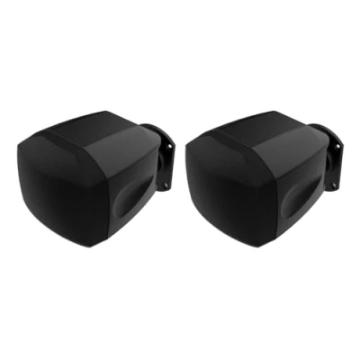 Imagen de Audibax Java 4 TB Altavoces Pasivos de Montaje en Pared (Pareja) para Interiores y Exteriores Color: Negro