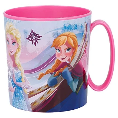 Imagen de Frozen Taza microondas 350ml Iridescent Aqua&#039; (17904), No Aplica, Negro