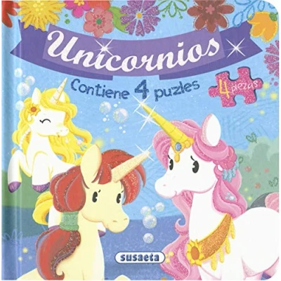 Imagen de Unicornios (Puzles de 4 piedas unicornios)