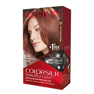 Imagen de Revlon ColorSilk Beautiful Color 55 Light Reddish Brown