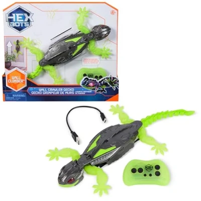 Imagen de HEX BOTS WALLCRAWLER GECKO LAGARTO GECO TREPADOR DE PAREDES Robot Control Remoto Recargable 6070281 Regalo niño 4 Años + Juguetes niños