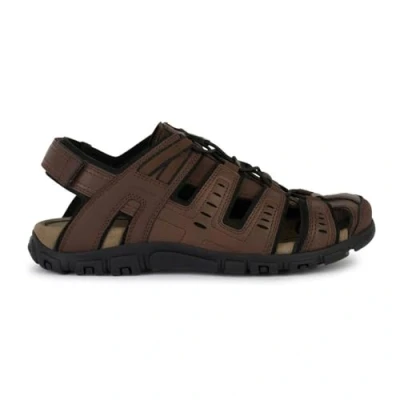 Imagen de Geox Uomo Strada C Sandal, Sandalias Deportivas Hombre, marrón Oscuro, 39 EU