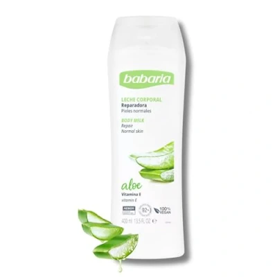 Imagen de Babaria Leche corporal reparadora Crema con Aloe Vera 400 ml