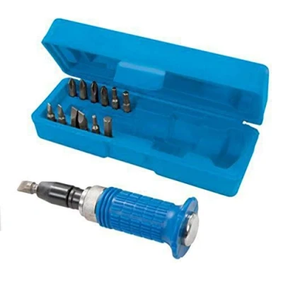 Imagen de Silverline Tools 375291 Atornillador de impacto engomado y puntas, 14 pzas (14 pzas)