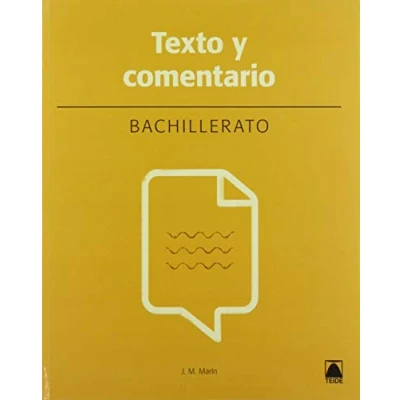 Imagen de Texto y comentario 1. Lengua literatura. Bachillerato (nueva ed.) (SIN COLECCION)