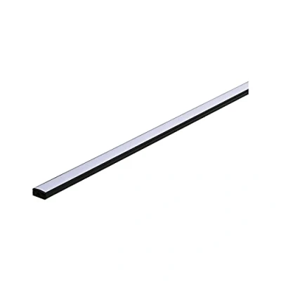 Imagen de Paulmann Base de Perfil 78902 con difusor Blanco, Canales LED 1 m, Aluminio, Tiras plástico, Color Negro