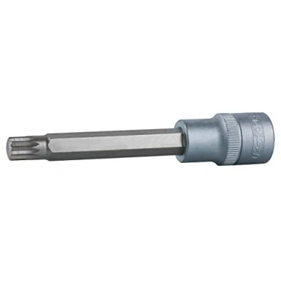 Imagen de KS TOOLS 917.3905 Piezas insertables de llave cubo DIN 3120, ISO 1174, ISO1174 M6 Acero cromo vanadio dentado interior, exterior moleteado