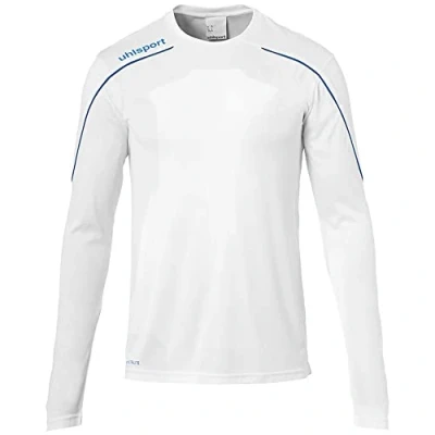 Imagen de uhlsport Stream 22 Trikot Langarm Sudadera De Entrenamiento, Hombre, Blanco/Azur, M
