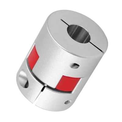 Imagen de Acopladores Flexibles de Aluminio 6 mm a mm, Conector Acoplamiento Eje Ciruela para impresora 3D, máquina CNC y servomotor escalonado (D20 L25)