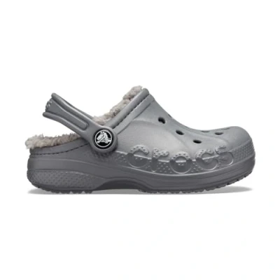Imagen de Crocs Baya Lined Clog T Obstrucción Unisex Niño,Gris Oscuro,25/26 EU
