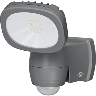 Imagen de Brennenstuhl LUFOS 400 foco LED con detector de movimiento para montaje en exteriores/funcionamento sobre pilas (440 lm, pared, exterior, IP44)