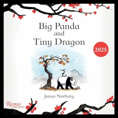 Imagen de Big Panda And Tiny Dragon 2025 Wall Calendar
