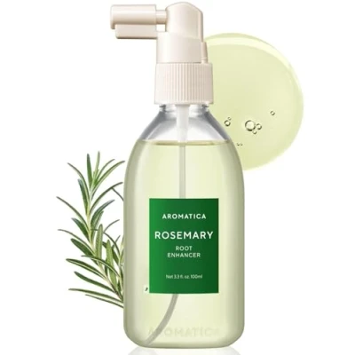 Imagen de AROMATICA Fortalecedor de Raíces con Romero 100 ml Nutritivo para el Cuero Cabelludo Aceite Grado Alimenticio Alivia Irritado, Seco y Caspa