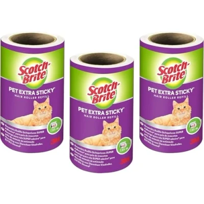 Imagen de Scotch Brite Pet Extra Sticky Recambio de rodillo para pelo mascotas con poder adhesivo adicional
