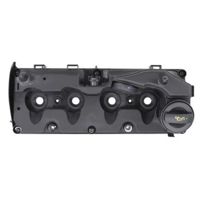 Imagen de VAICO V10 6511 Tapa de Balancines con junta cubierta válvula tornillos, ventilación AUDI: A4 B8 Allroad, Avant, Q5