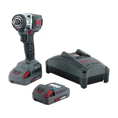 Imagen de Ingersoll Rand Atornillador de Impacto Batería Kit W3151, Herramienta Inalámbrica 1/2&quot; con 20 V, Llave Ligera y Compacta