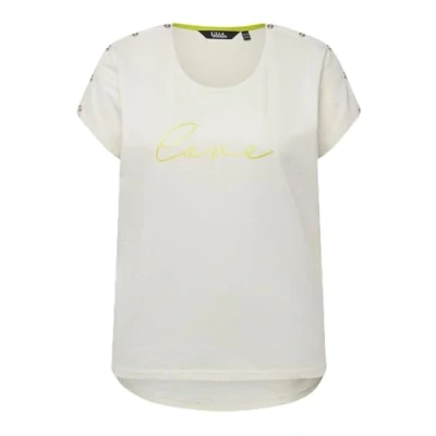 Imagen de Ulla Popken Camiseta con Botones e impresión, Talla Grande 830341, Blanco, 48 50 Mujeres