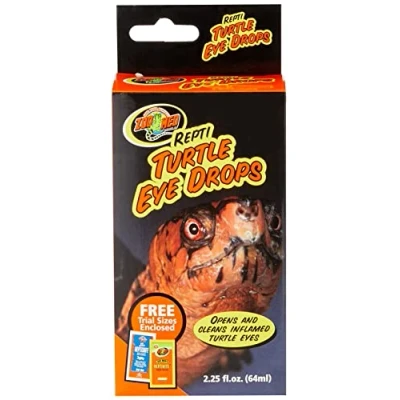 Imagen de Zoo Med Tratamiento Ocular para Reptiles, Gotas Limpiadoras Oculares Tortugas y Ojos Doloridos o Enfermedades Oculares, 64 ml