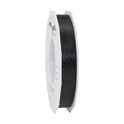 Imagen de Prasent C.E. Pattberg Rollo de Cinta Doble Cara Satinado 15 mm x 25 m, Color Negro