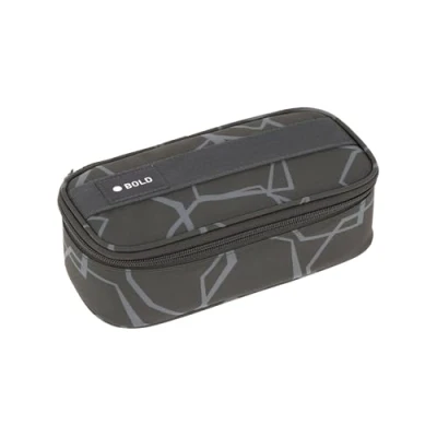 Imagen de Bold LÄSSIG Estuche portalápices/School Spacy Pencil Case Edges Grey