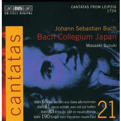 Imagen de Bach : Cantates sacrées vol. 21 BWV 65, 81, 83, 190