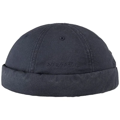Imagen de Stetson Gorro Docker de Algodón Ocala Hombre Verano Gorra Docker, Cierre autoadherente Primavera/Verano XL (60 61 cm) Verde Oliva