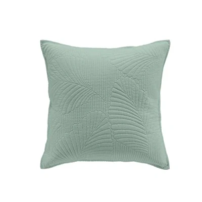 Imagen de Douceur d&#039;Intérieur Funda de cojín (40 X 40 Cm) Colombine Salvia, Microfibra Sólida