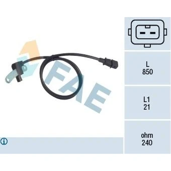 Imagen de Generador de impulsos, cigüeñal FAE 79019