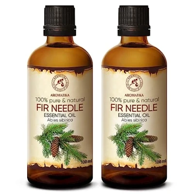 Imagen de Aceite Esencial Abeto 200ml Abies Sibirica 100% Puro y Natural Mejor para Aromaterapia Relajación Masaje Spa Difusor Lámparas de Aroma