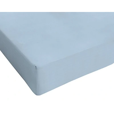 Imagen de Italian Bed Linen Sàbana con angulos de 25cm MAX Color, Azul, Doble pequeño francés