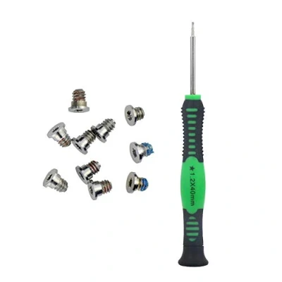 Imagen de Juego de tornillos repuesto con destornillador Pentalobe P5 para MacBook Pro Retina 13&quot; y 15&quot; A1398 A1425 A1502 Kit reparación carcasa inferior