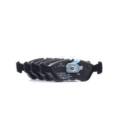 Imagen de BOSCH 0 986 491 900 Juego de pastillas freno Low Metallic con clip émbolo OPEL: Vectra A Berlina, Kadett E CC, B Berlina