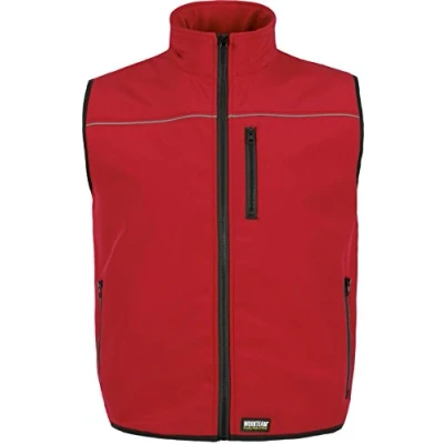 Imagen de Work Team Chaleco Softshell Aire Libre Liso Hombre Rojo M
