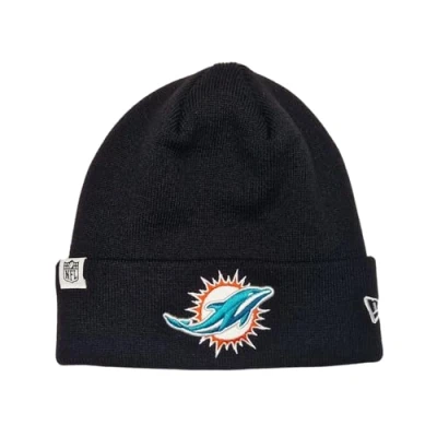 Imagen de New Era Miami Dolphins NFL Loop Label Knit Negro Gorro