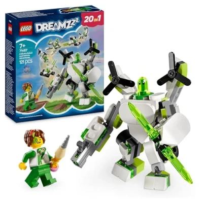 Imagen de LEGO DREAMZzz Aventuras de Z Blob: Robots y Vehículos, Submarino Juguete, Figuras Articuladas con Mecas Transformables en 20 Formas, Minifigura Mateo, Regalo para Niños 7 Añoso Más 71487