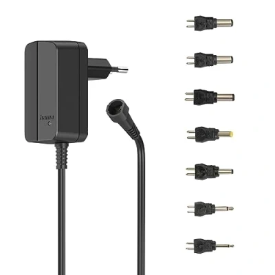 Imagen de Fuente de alimentación Universal, regl., 600 mA, 7,2 W, máx. 12 V, 7 Adap.