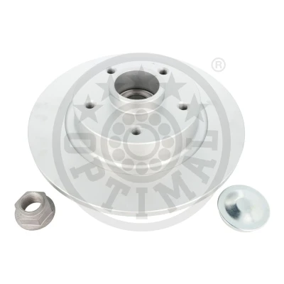 Imagen de OPTIMAL 702976BS7 Disco de freno 274, 274 11 5/5 macizo revestido con cojinete rueda incorporado, sensor ABS incorporado RENAULT: SCENIC 3