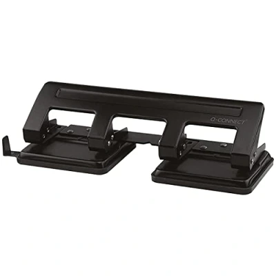 Imagen de Q Connect Taladrador Kf01238 Negro 4 Taladros Abertura 1,6 Mm Capacidad 16 Hojas